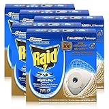Inhalt: je ein Nachfüller 5x Raid Night & Day Trio Insekten Stecker Nachfüller, gegen Mücken, Fliegen & Ameisen