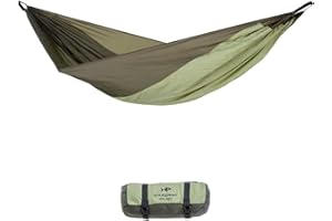 Amazonas Ultra léger Silk Traveller Thermo Hamac 520 g 275 x 140 cm Dimensions plié 20 x 6,5 cm jusqu'à 200 kg Vert