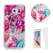 Produktbild Samsung Galaxy S6 Edge Hülle (Mit Frei HD Displayschutz) Transparent Weiche Silikon Schutzhülle,Weicher Flexibel Klar Gel Silikon TPU Hülle Superdünn Stoßfest Tasche Telefon-Kasten Schutz Tasche Schutzhülle Durchsichtig Handyhülle Silikon Case Schale für Samsung Galaxy S6 Edge with Embossed Pattern Design-Bunte Blumen
