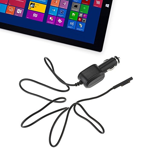 BlueBeach® Tragbare Auto Ladegerät Netzteil Adapter für Microsoft Surface Pro 3
