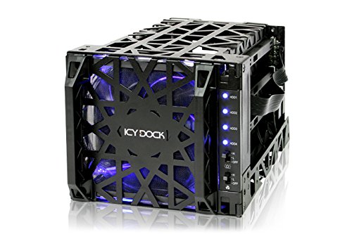 Icy Dock Black Vortex MB074SP-1B - SATA Hot Swap Backplane für 4x 3,5