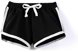 Naiyafly Sportliche Shorts für MädchenTeen Kinder Mädchen Laufen Fitnessstudio Sport Tanzen Shorts Freizeitkleidung Joggershorts für Mädchen