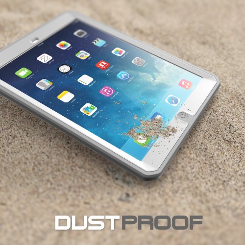 Apple iPad Air / iPad 5 Hülle – SUPCASE [Beetle Defense Serie] Gehäuse mit integriertem Displayschutz und schlagfesten Rahmen (Weiß) - 2
