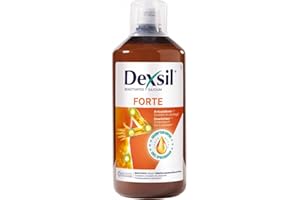 Dexsil Forte Articulations Solution Buvable Complément Alimentaire à Base de Silicium Organique/MSM/Glucosamine/Chondroïtine/Ortie, 500 ml