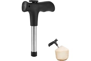 CAFOPGRILL Kokosnussöffner, Edelstahl Rostschutz Langlebig Sharp Corer Kokosnuss Cutter Opener Hole Tool für Date Haw Fruit