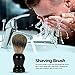 Anself Professional Pure Badger Hair Shaving Brush Resin Handle Barber Salon Men Facial Beard Cleaning Appliance Shave Tool Shaving Razor Brush