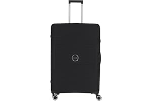 Travelite Hartschalen Koffer groß, 4 Rollen, ORBITA, Trolley mit bruchsicherer Schale und praktischer Inneneinteilung, TSA Schloss, 77 cm, 103 Liter