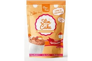 CLEAN FOODS CleanFoods SlimCake Apple Cinnamon Mug Cake 5 x 50g I Konjac Glucomannan I Seulement 70 calories par 100g de gâteau I Sans gluten, blé et sucre