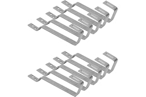 Pack of 10. Offgridtec© Beaver Tail Stainless Steel V2a Roof Hook for Surface Mounting PV Solar