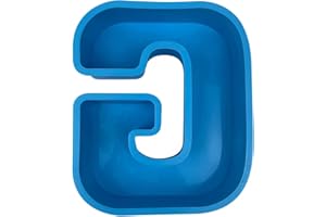 Cmeilau Grand Moule en résine époxy Alphabet - Moule en Silicone pour Lettres anglaises, moules de Moulage de Lettres Alphabet 3D A à Z Moule de décoration de Moule pour la fête d'anniversaire