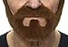 Produktbild Mustaches Selbstklebende Neuheit On Bail Fälscher Bart Falsch Gesichtsbehaarung Kostümzubehör für Erwachsene Ingwer Farbe