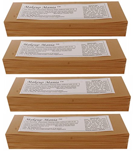 Makeup Mania Plain Waxing Strips - 280 Pieces (Beige) RS.272 (66.00% Off) - Amazon Makeup Mania Plain Waxing Strips - 280 Pieces (Beige) RS.272 (66.00% Off) - Amazon