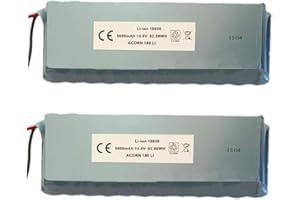 NONE/BRAND Acorn 180 Stairlift Replacement Batteries 2 packs Lithium 5.6Ah 14.8v for Acorn 80 Bison 80 Brooks 80