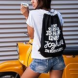 VISUAL STATEMENTS® Turnbeutel schwarz mit Spruch / Viele verschiedene Sprüche & Designs / PREMIUM QUALITÄT / Robuste Kordel & 100% schwere Baumwolle / Collegebag / Gymbag / Sportbeutel / Mimimi - 