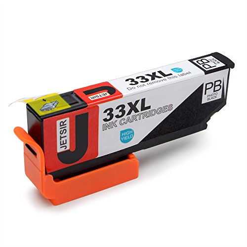 JETSIR Ersatz für Epson 33XL Druckerpatronen, Hohe Ergiebigkeit Kompatibel Mit Epson Expression Premium XP-630 XP-640 XP-635 XP-830 XP-530 XP-900 XP-540 XP-645 Drucker (1 Schwarz,1 Foto Schwarz,1 Cyan,1 Magenta,1 Gelb) - 3