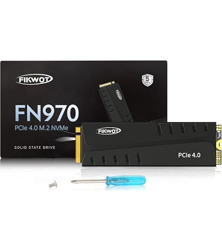 Fikwot FX550 NVMe SSD 2TB M.2 SSD PCIe 3.0×4, Read Up to 3,500 MB