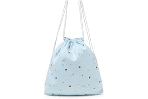 TOUS BABY - Bolsa de guardería para tu Bebé. Colores variados. (27x30 cm) (Fly-1714 Celeste)