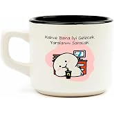 COAT DESIGN Coffee Will Be Good for Me White Venus Mug That Will Heal My Wounds - Gift Ceramic Mug
