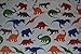 Go Baby Waterproof Travel Changing Mat * Dinosaurs Design* New Large Size 30" x 30" * Super Soft Microfibre * 100% Waterproof * Use Anywhere * Keeps Baby and Toddlers Dry and Comfortable