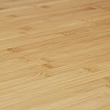 Relaxdays Couchtisch RUSTICO Bambus, Rechteckig, Flach, 2 Ebenen, Ablage Mit Stauraum, HBT: ca. 50 x 80 x 34 cm, natur - 4