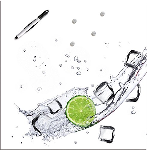 Eurographics MB-DT9050 Ice Cube Slide 50x50 Magnettafel, Glas, Bunt, 50 x 50 x 2 cm