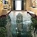 Produktbild Kuamai Benutzerdefinierte Foto Boden Tapete 3D Cliffs Berggipfel Wohnzimmer Badezimmer 3D Bodenfliesen Wandbild Pvc Selbstklebende Tapetenrolle-208X146Cm