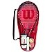 Produktbild Wilson Starter Set für Kinder, Roger Federer 25, 9-12 Jahre, rot/schwarz, WRT214000