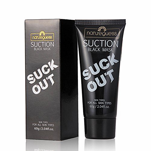 Gesichtsmaske Schwarz, Reinigungsmaske Black Head Mud Mask Mitesser Maske Tiefenreinigung Mitesser Akne Entferner Peel off Maske Bamboo charcoal Pore Acne Peel Purifying Black Head Peel off Maske anti Akne, Reinigungsmaske Mitesser Akne Öl-Kontrolle (60g)