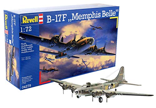 Revell Revell-B-17F Boeing B-17F Memphis Belle, Kit de Modelo, Escala 1:72 (4279) (04279)