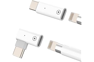KEFIANY Adaptateur Lightning Femelle vers USB C Mâle(Lot de 2) Certifié pour Apple MFI Pencil 1ère Génération pour IPad 10ème pour IPhone Stylet Chargeur Câble Jack Rechange Tips de Gén