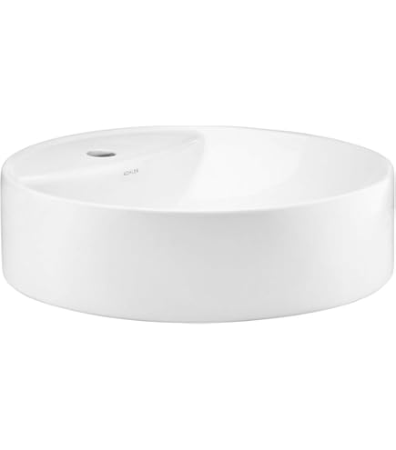 KOHLER Span Series Table Top WASH Basin (White) with Faucet