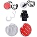 Produktbild madridgadgetstore® Wesentliche Kit Basic Surf Zubehör Set für Kamera Camcorder Go Pro GoPro HD hero6 Hero5 Hero4 Hero3 + Hero 6 5 4 3 + 2 1 (Black, Silver) Session SJCAM SJ4000 SJ5000 SJ6000 SJ7000 M10 M20 Xiaomi Yi 4 K Campark Rollei Garmin Virb FCS Feststeller Gummi Practica Snowboard Paddle Wakeboard Kajak decks Dosen mit Halterungen flach Tabelle Aufkleber Sticker 3 M Liegeplätzen Verankerungen Action Sport