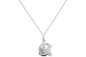 Big Bang Bijoux Lot Pendentif Casque de Pompier en Argent 925 + Chaîne 45cm en Argent Neuf Réf.1A805A500a