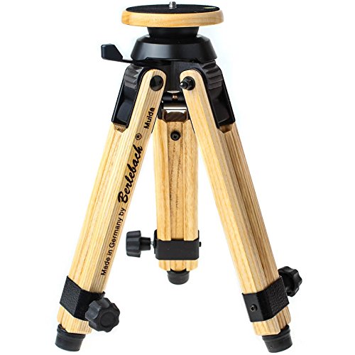 Berlebach Eschenholz-Ministativ mit Nivellierplattform (Holzstativ) 40 cm - neue Version von 2013 - z.B. fr DSLRs und spiegellose Systemkameras