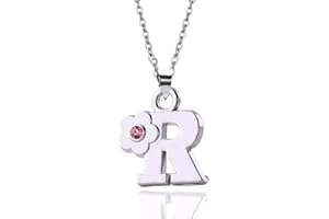 JennyWrenJewels Initial Letter A-Z Pendant Necklace | Gifts for girls birthday, christmas, party | Jewellery Gift for daughter, niece, friend, sister
