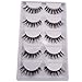 Natural 5 Pairs Handmade Soft Sparse Eye Lash Extension Makeup False Eyelashes