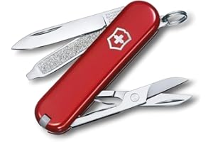 Victorinox Taschenmesser Classic SD Style Icon (7 Funktionen, Klinge, Schere, Nagelfeile), klein
