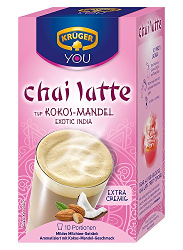 Preisvergleich Produktbild KRÜGER Chai Latte Exotic India Typ Kokos Mandel, 4er Pack (4 x 0.25 kg)