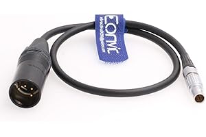 Eonvic XLR de 4 pines a 2 pines cable de alimentación para teradek perno