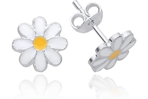 DESIGNER INSPIRATIONS BOUTIQUE Cute Sterling Silver Stud Earrings/Pair of Ear Studs for Women Teenager Children Childs Girls Kids - 925 Sterling Silver