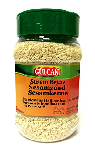 Preisvergleich Produktbild 3 x 200g Gülcan- Sesam geschält - Susam - Sesamkerne