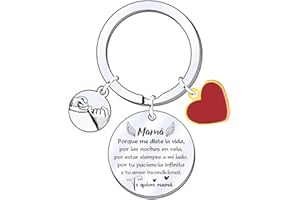 FGHJK Llavero Mamá Regalo dia de la Madre Regalo Mamá dia de la Madre Regalos Originales Llavero Mamá e Hija Regalo de Cumpleaños para Mamá Regalo para mi mamá de Navidad