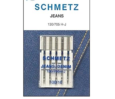 Schmetz Jeans 100/16 aiguilles Lot de 5