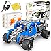 Produktbild Colorful Bauspielzeug Konstruktionsspielzeug, R/C 10 in 1 Rennwagen Bauklötze Radio Control Spielzeug, 401 Stück DIY Kit mit USB Wiederaufladbar Batterie, Bau Bauen Sie Sich Spielzeug