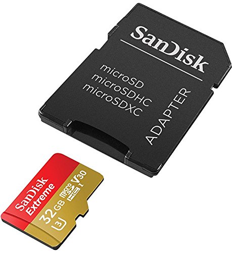 Sandisk Extreme Plus 32 GB bis zu 90MB/s V30 Class 10 microSDHC-Karte, Beige / Braun / Rot - 2