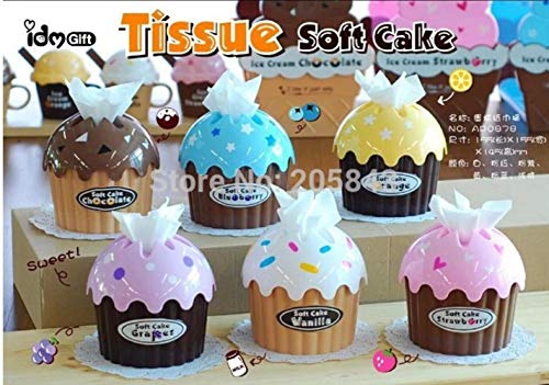 Preisvergleich Produktbild NIAN Cupcake Tissue Box Roll Covers Toilettenpapierhalter Fall