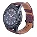 Produktbild BZLine Armband | Leder Ersatzuhr Uhrenarmband 20mm 22mm | Für Samsung Galaxy Watch 42mm 46mm | Schnellspanner | Robust und Langlebig (42 mm, D)