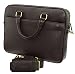 Produktbild Suncase Echt Leder Tasche Aktentasche Businesstasche für Notebook Macbook Tablet Laptop 13 Zoll bis 15,6 Zoll braun