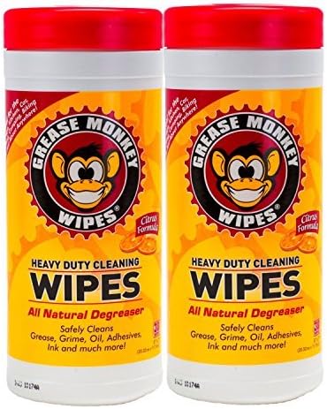 Grease Monkey Heavy Duty Multi Purpose Cleaning Wipes Canister by Grease Monkey