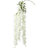 Nettenevime Yapay &Ccedil;i&ccedil;ek Sarkan 4 Dallı Akasya 70cm BEYAZ